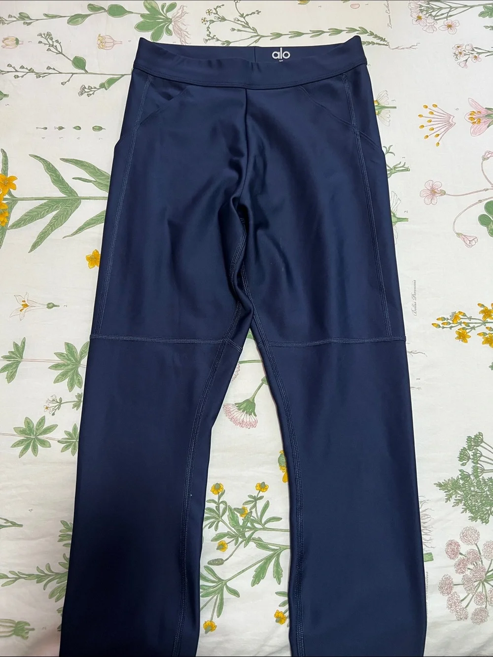 ALO Yoga Navy Blue Performance Leggings